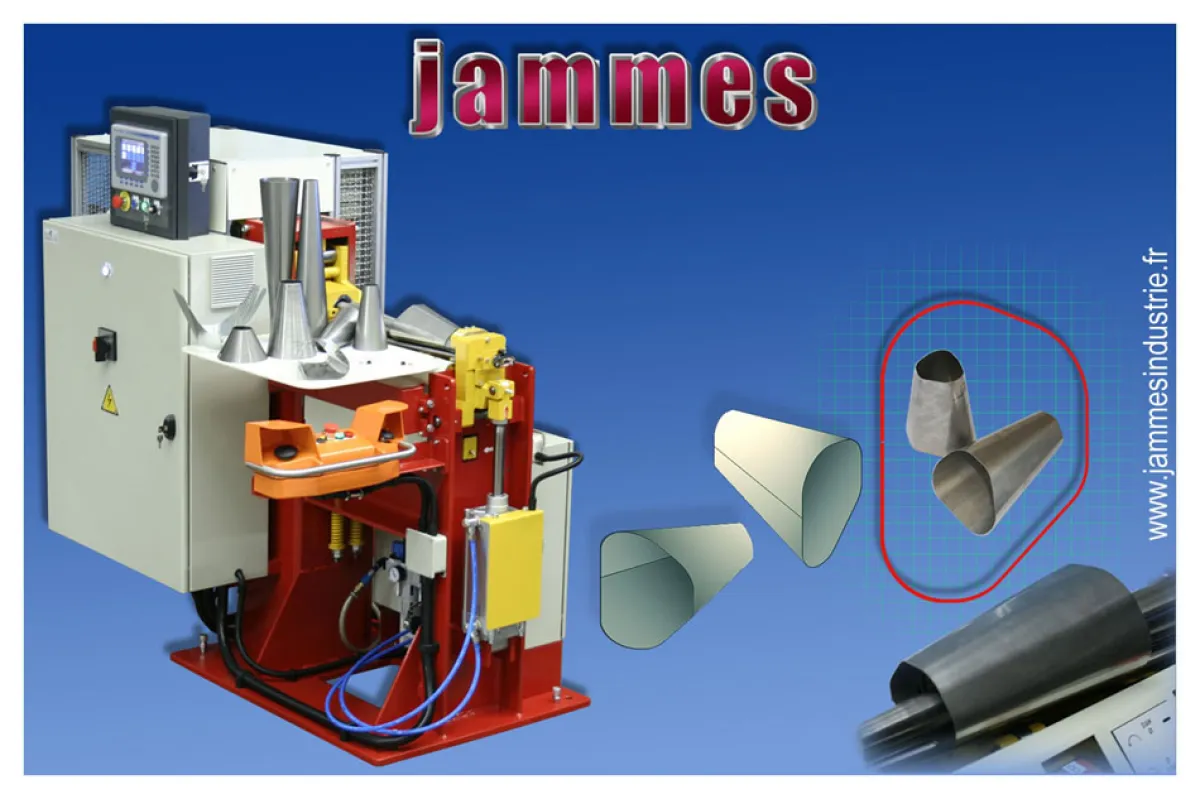 Die neue CNC-Rollformmaschine ROLLEXPRESS CNC-CONE von Jammes Industrie