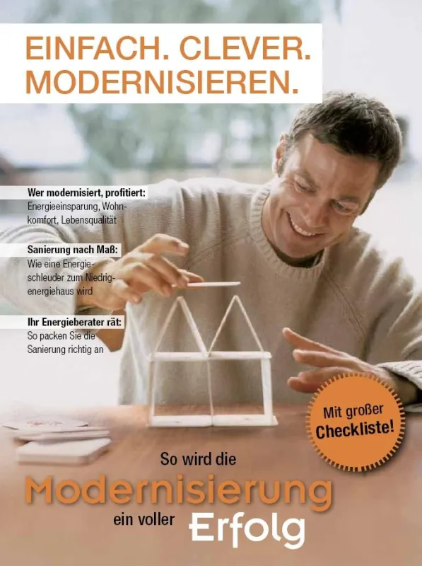 Die neue Bauherren-Broschüre des Energiesparnetzwerks zeigt, wie einfach Sanieren sein kann.