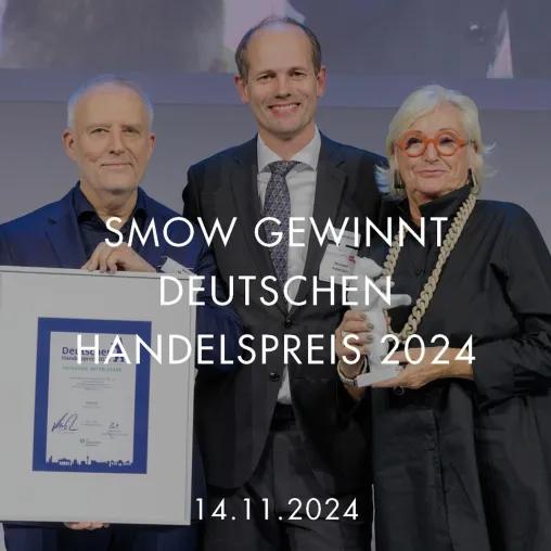 smow gewinnt Deutschen Handelspreis 2024 Bild: smow gewinnt Deutschen Handelspreis 2024