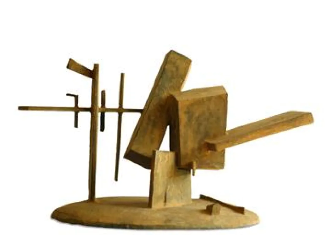 Martin Blaszko - Antagonismos, 2005, 22,4 x 42 cm, Bronze