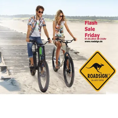 Bild: ROADSIGN® australia feiert den 1. "Facebook Friday Flash Sale"