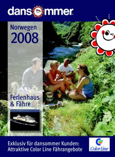 dansommer: Norwegen-Katalog 2008 „Ferienhaus & Fähre“ erschienen Bild: dansommer: Norwegen-Katalog 2008 „Ferienhaus & Fähre“ erschienen