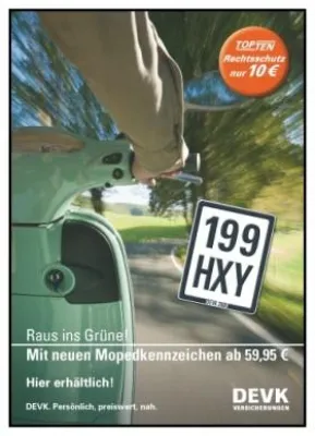 Bild: „Schwarz fahren“ mit dem Mofa