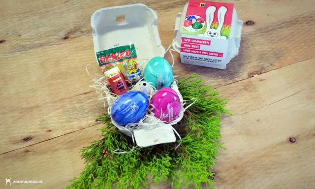 Bild: Ostereier mit Logo - Effektiv und ansprechend werben