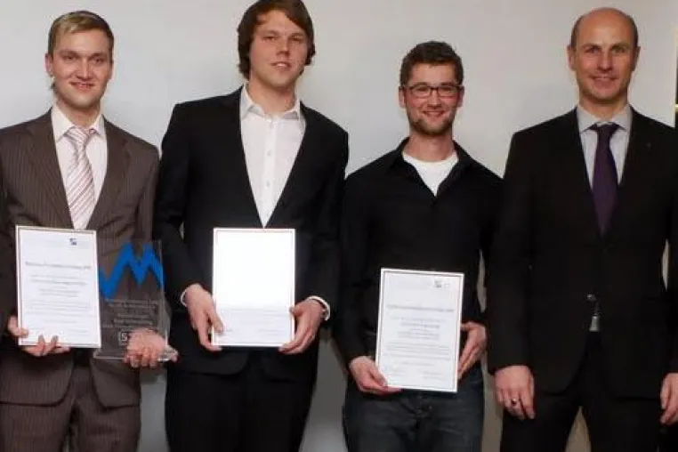 Bild: So jung und schon so geehrt: Würzburger Studenten gewinnen einen Preis nach dem anderen