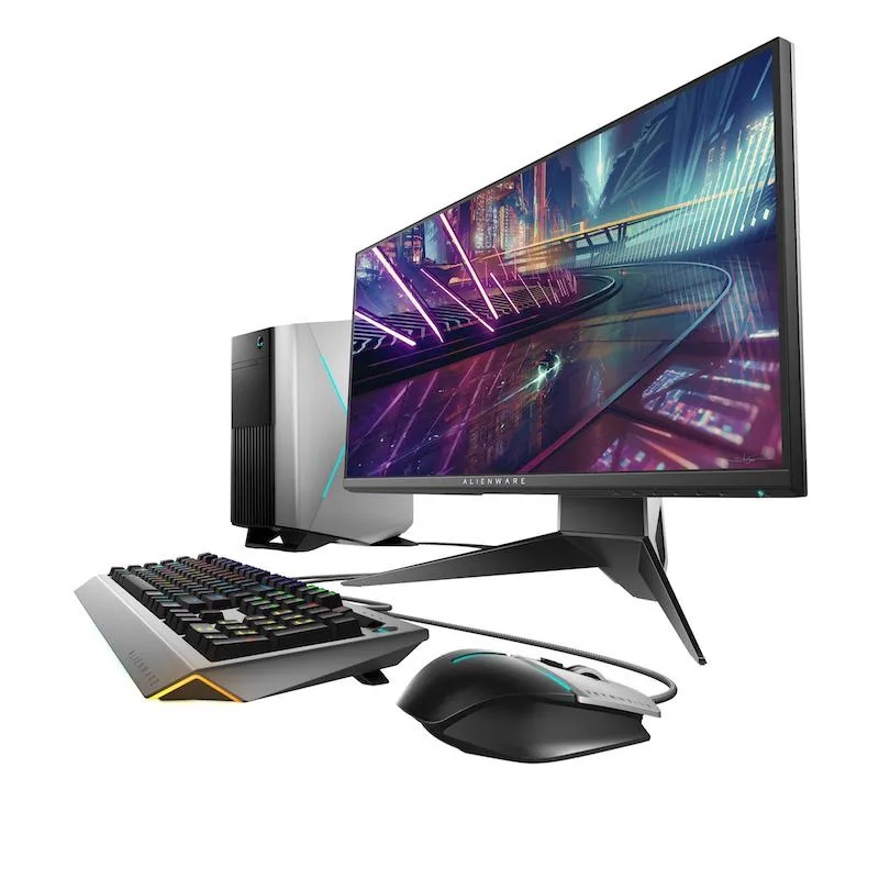 Alienware Desktop mit Peripherie (Bild: Dell)