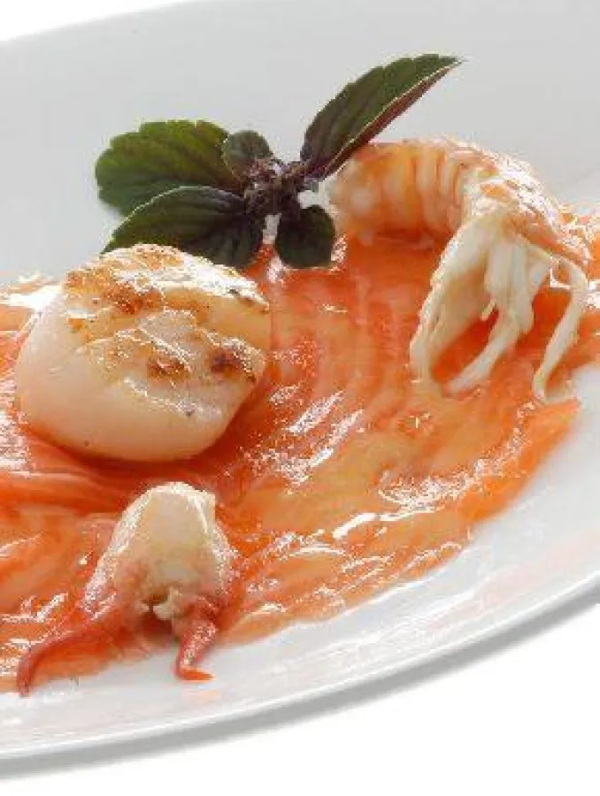 Meeresfrüchte Menü inklusive Hummer