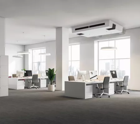 Bild: Neues, dezentrales Komfortlüftungsgerät "airDIRECT 770 D" von VALLOX für Frischluft in Gewerbe & Schulen