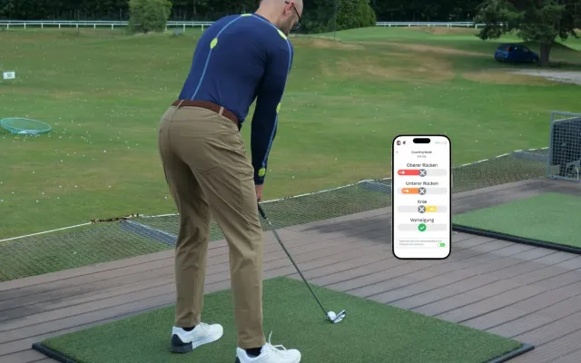 Bild: Smarter Golfen - deutsches Startup entwickelt intelligentes Shirt für präzise Bewegungsanalysen