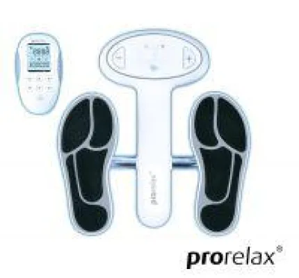 Bild: prorelax® TENS/EMS BodyTrainerActive. Pedal-Trainer zur Kreislauf-Stimulation und Fußmassage.