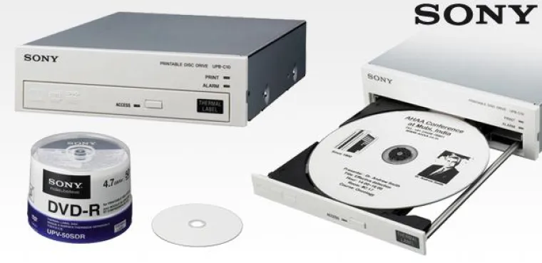 Bild: Neuer Sony DVD-Brenner der auch drucken kann