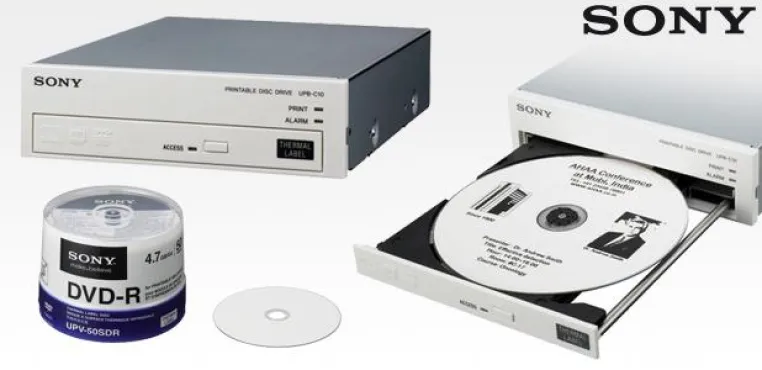 Bild: Neuer Sony DVD-Brenner der auch drucken kann