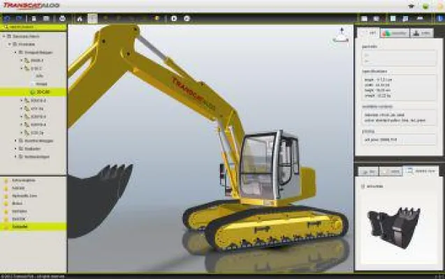 Transcatalog - Einfaches Publizieren von 3D-CAD-Modellen ohne Programmieraufwand Bild: Transcatalog - Einfaches Publizieren von 3D-CAD-Modellen ohne Programmieraufwand
