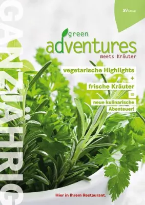 Bild: „green adventures meets Kräuter“ – die SV Group kombiniert vegetarische Köstlichkeiten mit feinen Kräutern
