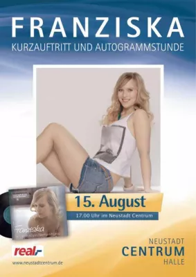 Bild: FRANZISKA zu Gast im Neustadt Centrum Halle