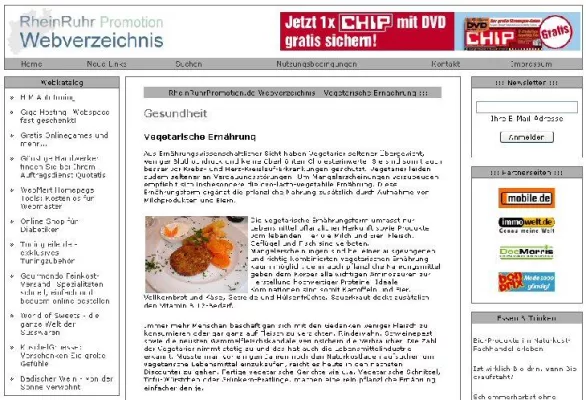 Vegetarische Ernährung Bild: Vegetarische Ernährung