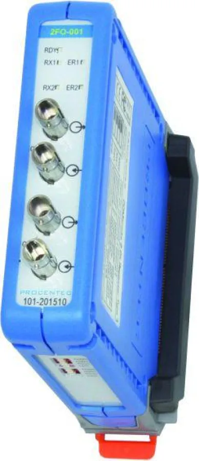 Das LWL Modul ermöglicht lange Kabelentfernungen in PROFIBUS Anlagen und eine galvanische Trennung z