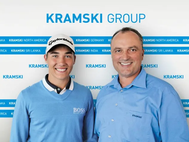 Golftalent Dominic Foos neuer Repräsentant der Kramski Gruppe Bild: Golftalent Dominic Foos neuer Repräsentant der Kramski Gruppe