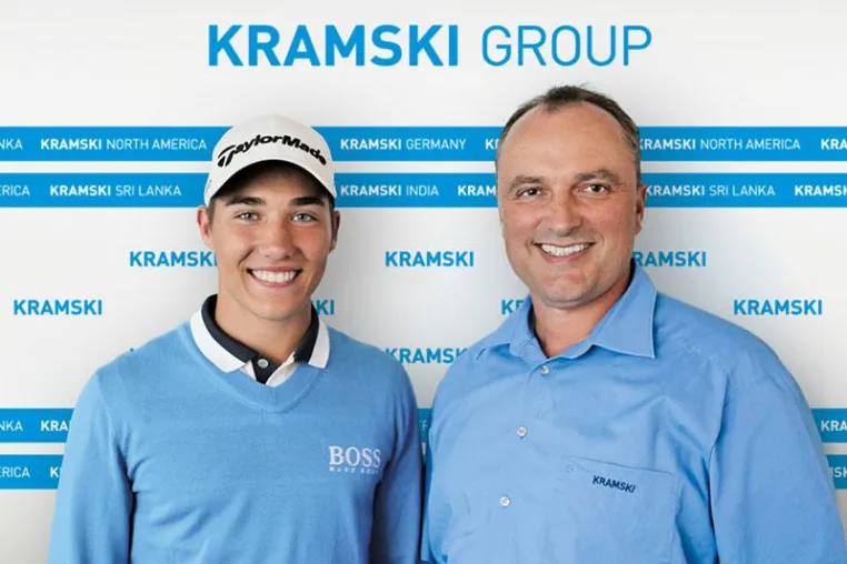 Golftalent Dominic Foos neuer Repräsentant der Kramski Gruppe Bild: Golftalent Dominic Foos neuer Repräsentant der Kramski Gruppe