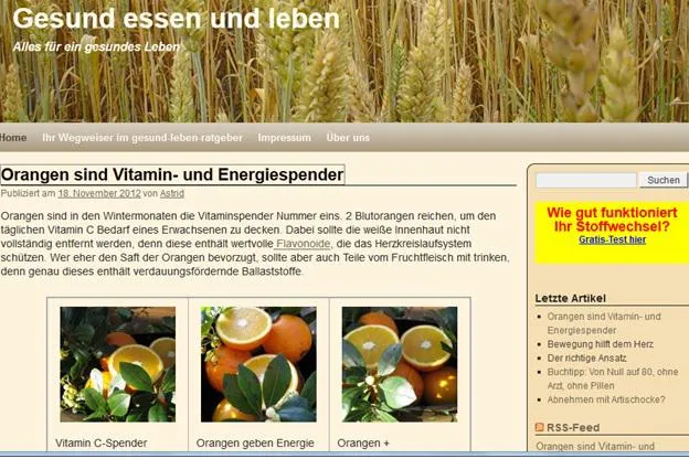 Bild: Gesund essen und Abwehr stärken