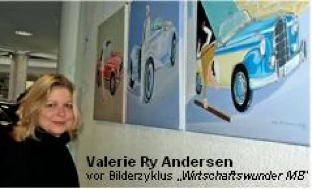 Bild: Dresden: Valerie Ry Andersen stellt neue Bilder bei Mercedes-Benz in Dresden aus - Kunst Dresden