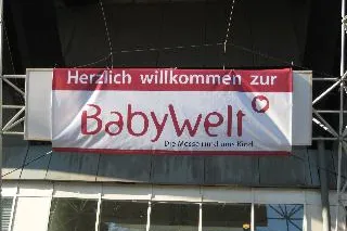 shogazi ® vor Ort auf der Babymesse im Olympiapark in München Bild: shogazi ® vor Ort auf der Babymesse im Olympiapark in München