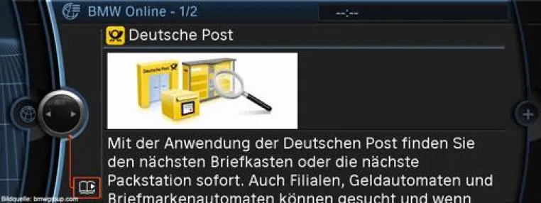 Bild: Postfinder in Fahrzeugen