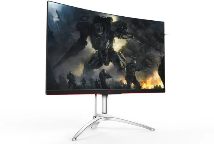 Bild: „Rahmenlos“-Design und 1800 mm Krümmung: Zwei neue AGON-Gaming-Monitore von AOC
