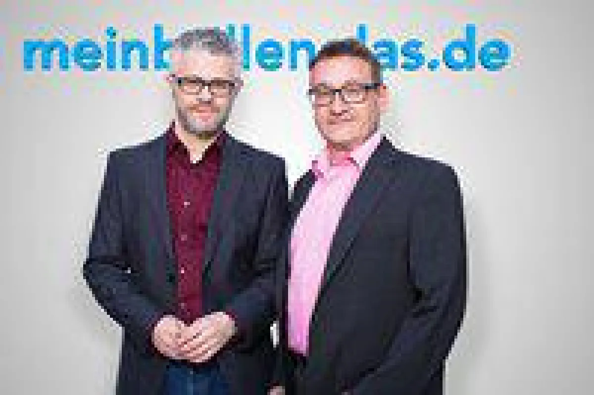 Meinbrillenglas.de Gründer Valentin Popa und Manuel Hualde