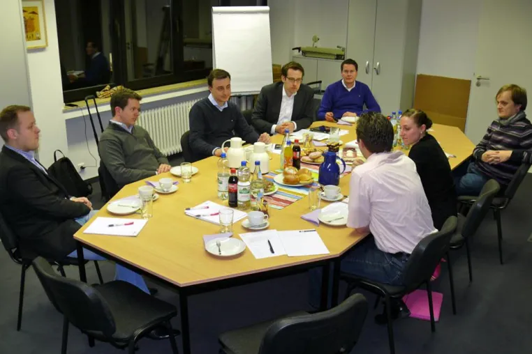 Bild: @JU_NRW zu Gast bei @dbbjnrw #Gedankenaustausch