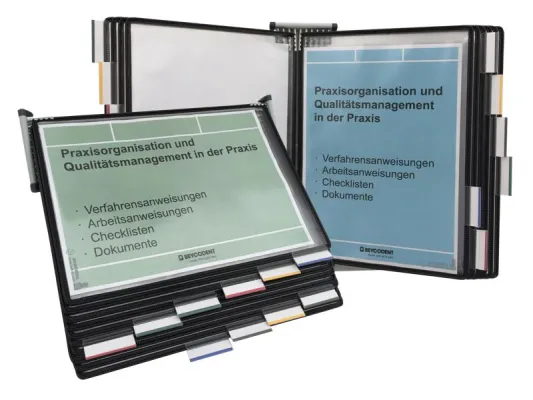 Bild: Hygienische Bereitstellung von QM-Dokumenten in Praxis und Labor