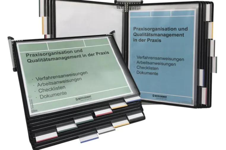 Bild: Hygienische Bereitstellung von QM-Dokumenten in Praxis und Labor