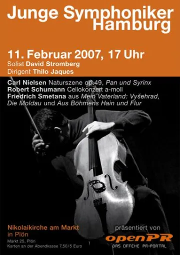 Bild: openPR präsentiert Premiere des Winterkonzertes der Jungen Symphoniker Hamburg am 11. Februar 2007 in Plön