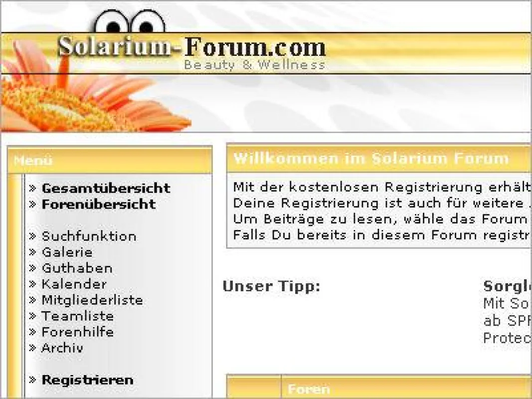 Die Community für Sonne & Solarium