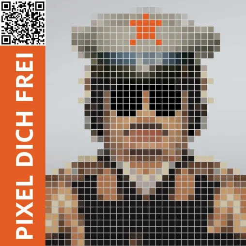 Bild: Regimeerklärung - Pixel-Putsch im Belgischen Viertel