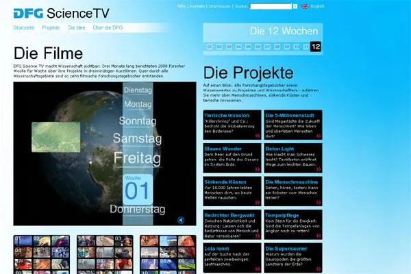 Bild: DFG Science TV mit intermedia-globe GOLD Award ausgezeichnet