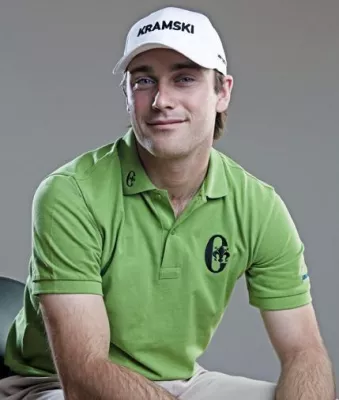 Bild: Kramski-Markenbotschafter Florian Fritsch optimiert Putts für die European Tour