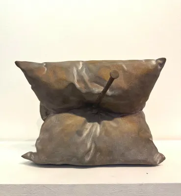 Bild: Günther Uecker in Bad Soden