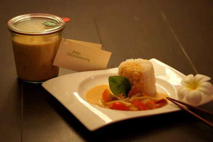 Bild: Leckeres Essen im Glas