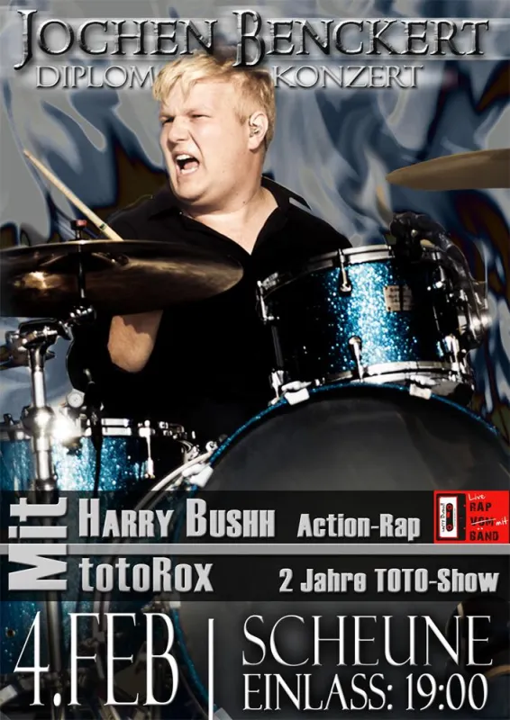 Harry Bushh & totoRox feiern am 02.04.2014 in der Scheune Dresden