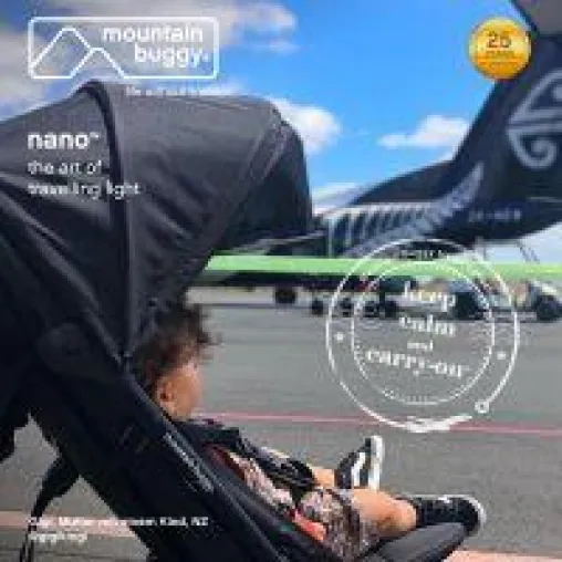 Bild: mountain buggy präsentiert die neue Reisekollektion