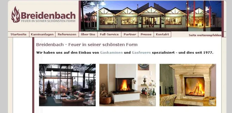 Bild: Neue Webseite für „Feuer in seiner schönsten Form“