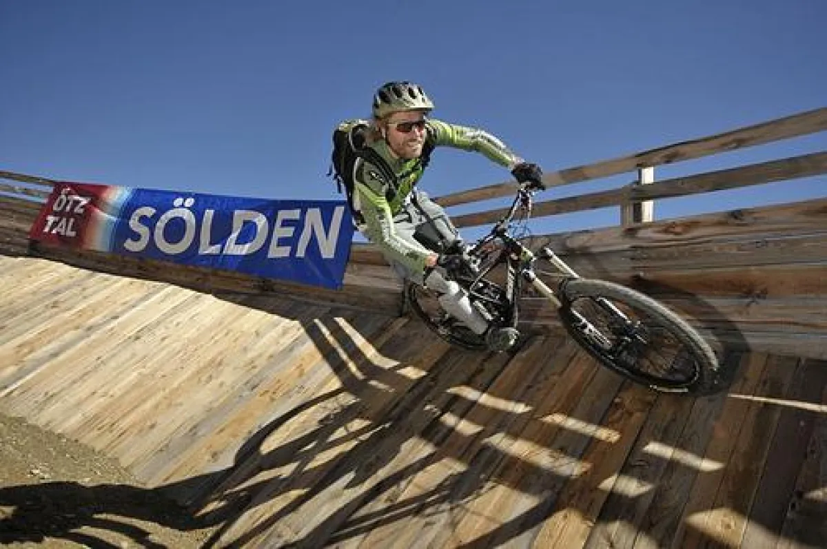 Singletrails in Sölden