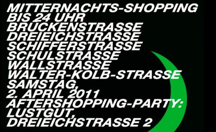 Bild: Mitternachts Shopping in Frankfurt am Main / Sachsenhausen