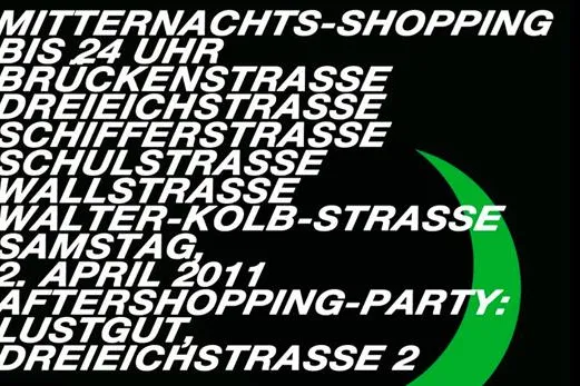 Bild: Mitternachts Shopping in Frankfurt am Main / Sachsenhausen