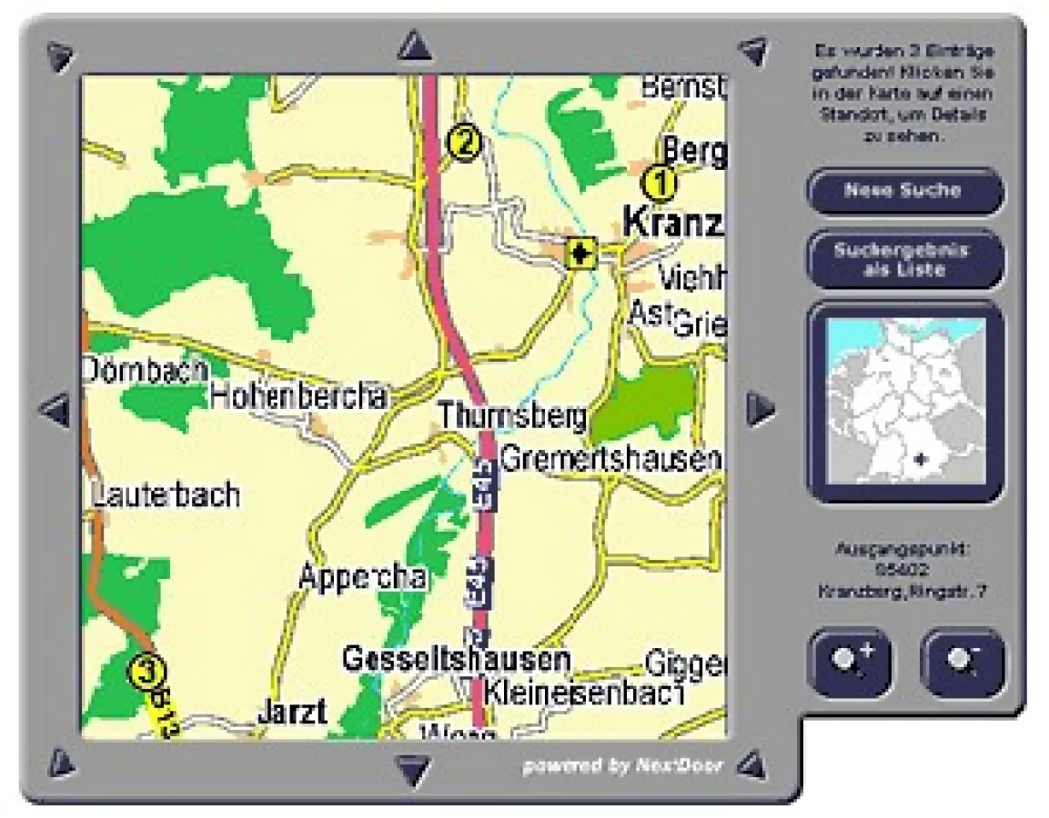 Die Integration von GIS und Web-Anwendungen wertet die Informationsbereitstellung im Internet deutlich auf