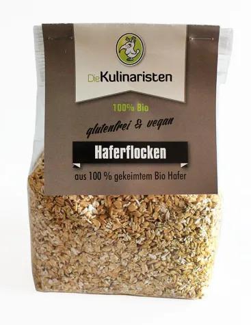 Bild: Gekeimte, glutenfreie Haferflocken bei Zöliakie