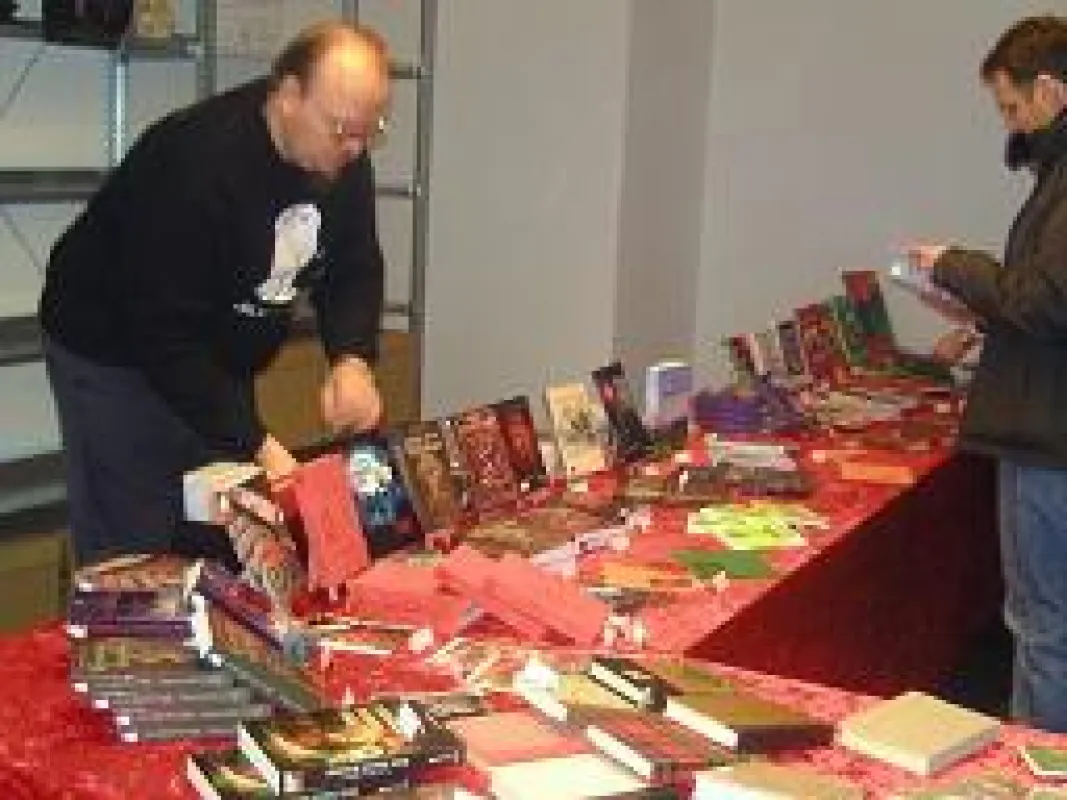 Büchertisch bei der letzten