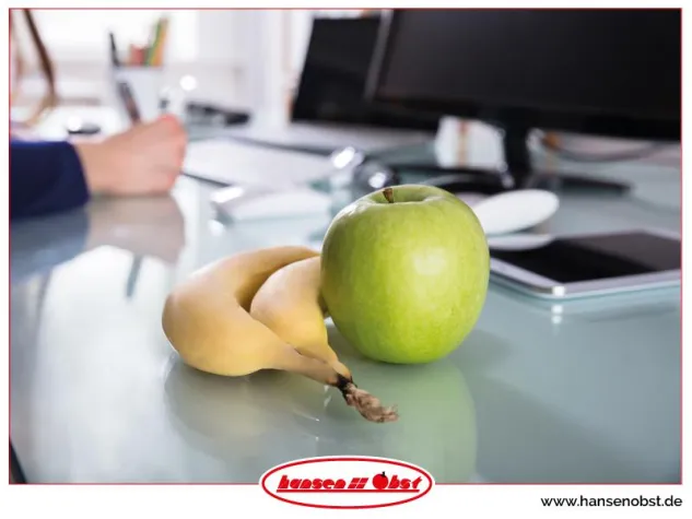 Bild: Obst am Arbeitsplatz- weil Gesundheit das Wichtigste ist