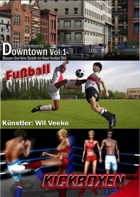 Bild: Mit 3D Grafik- und Film- Animationssoftware iClone 3 wird es sportlich